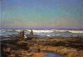 Clam Diggers Impressionist Indiana landscapes Theodore Clement Steele Beach